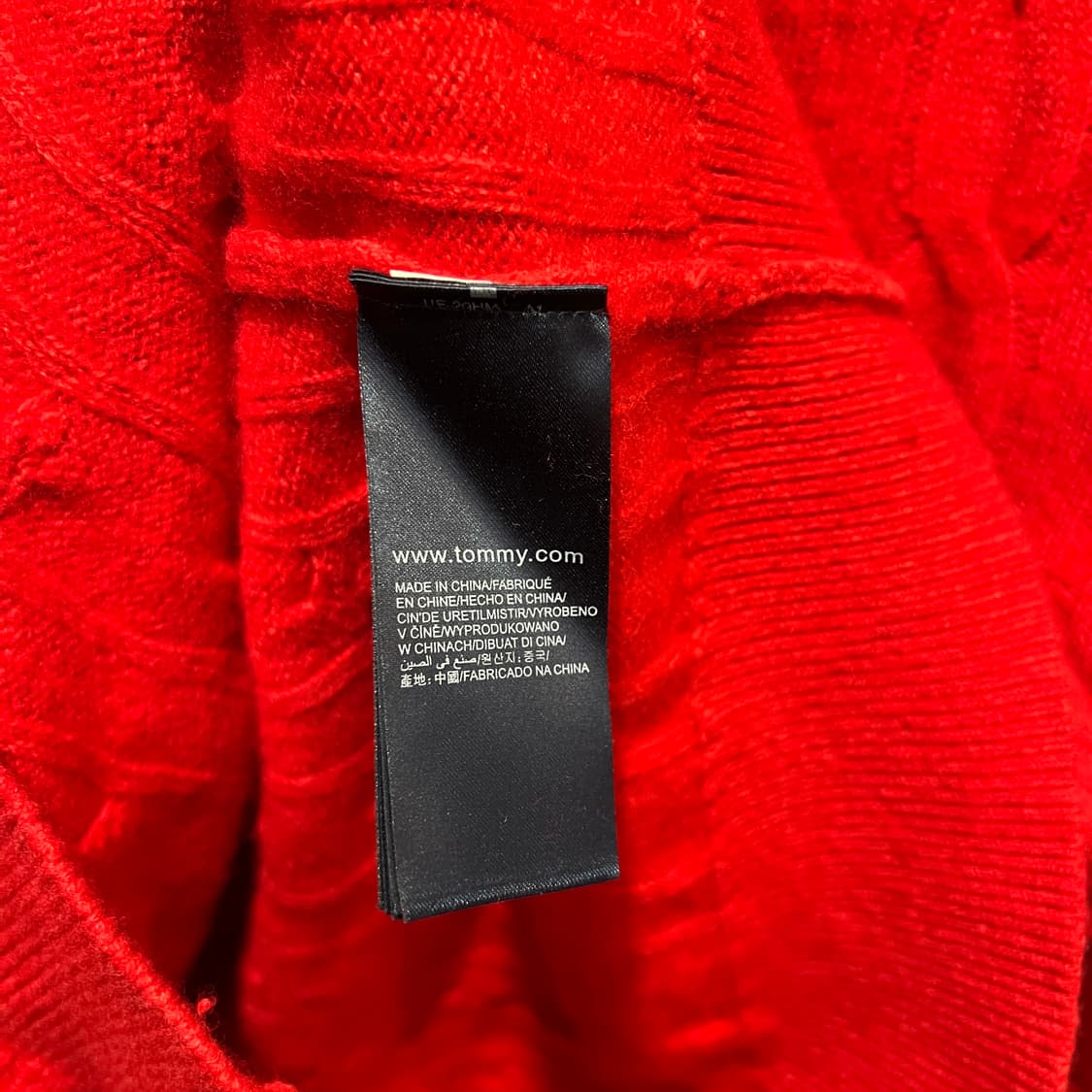 타미힐피거 꽈배기 니트 상품이미지4