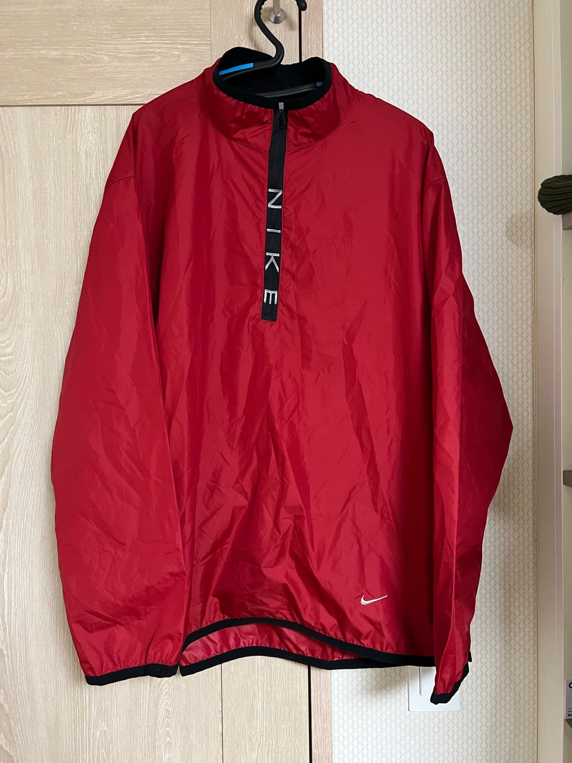 00s 나이키 빈티지 올드스쿨 쿼터 나일론 아노락 집업 상품이미지1