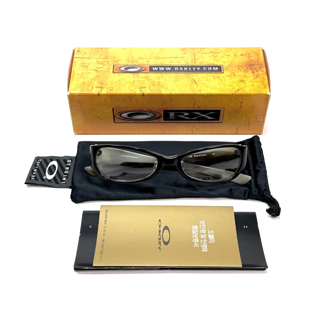 오클리 RX 캔디데이트 4.1 제팬핏 블랙혼 미사용 새제품 상품이미지10