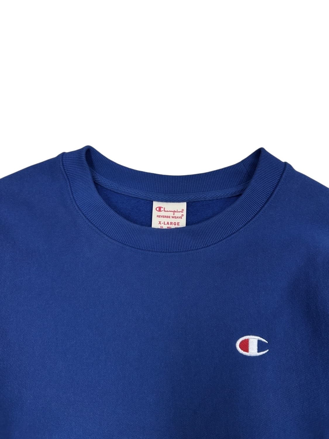 챔피온 레드택 리버스위브 맨투맨 블루 (2XL) 상품이미지3