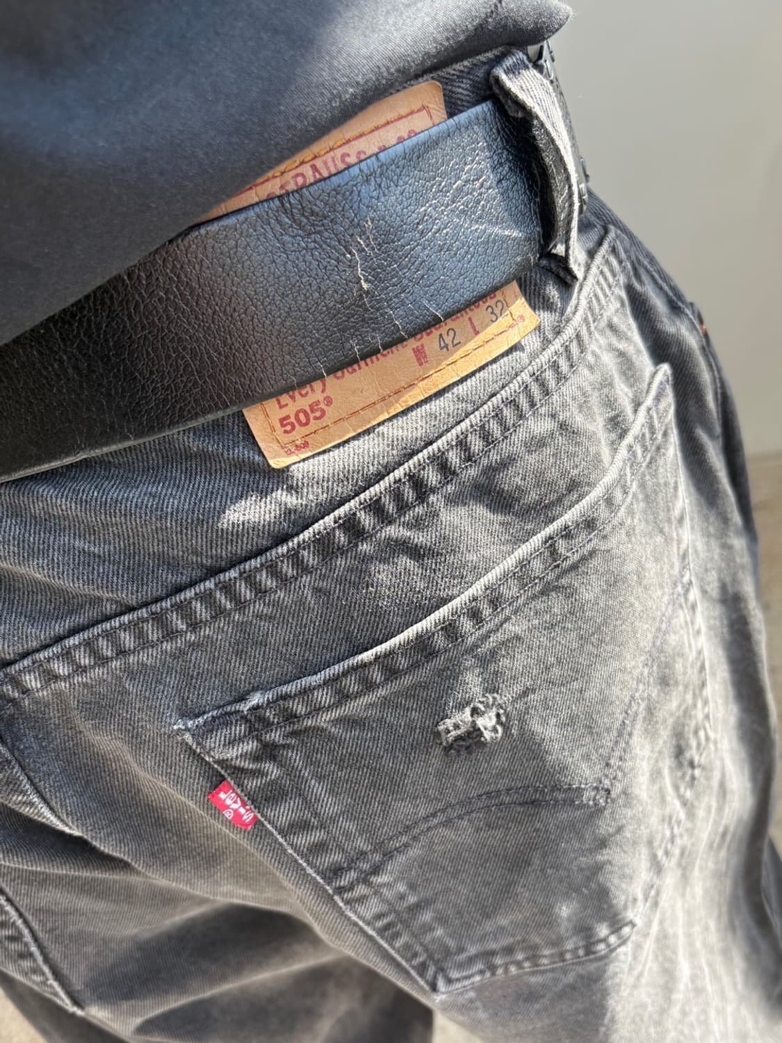 90‘s 리바이스 505 블랙 상품이미지4