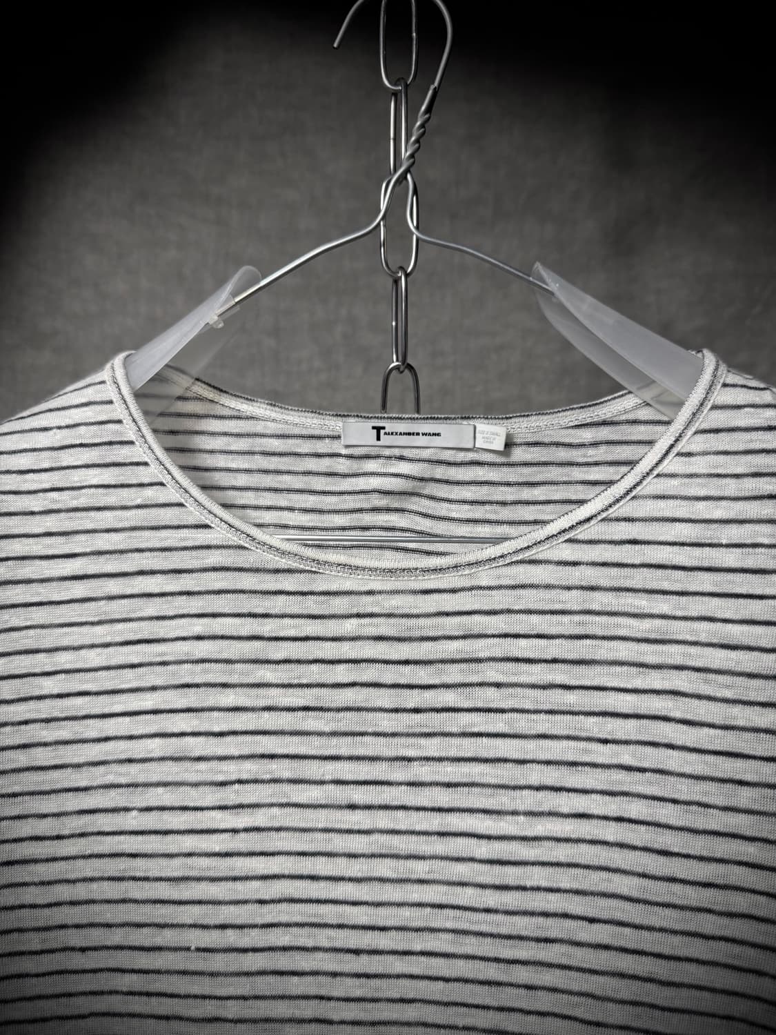 Alexander Wang Striped Linen T Shirt 상품이미지3
