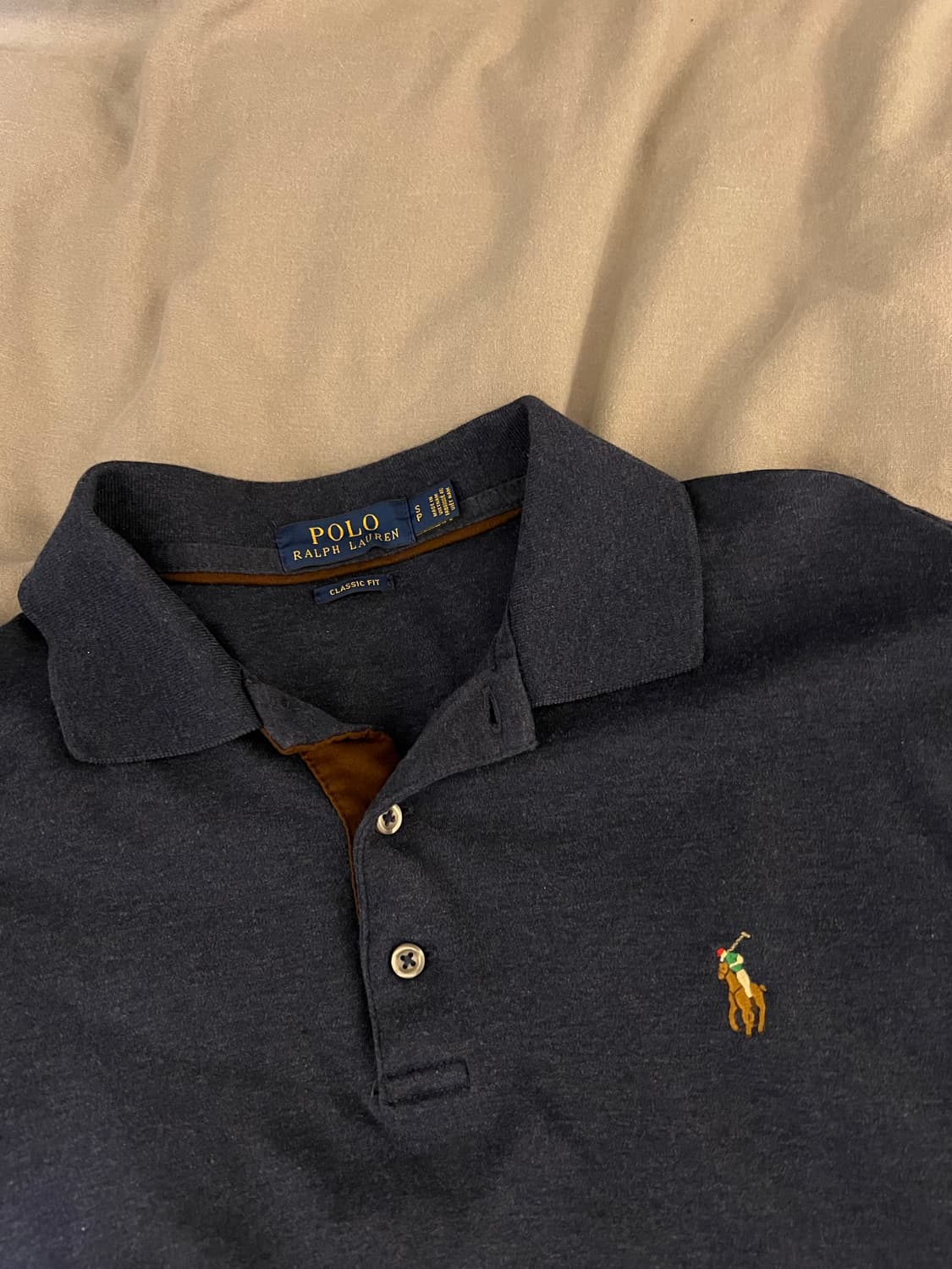 폴로 랄프로렌 네이비 카라티 s  상품이미지2