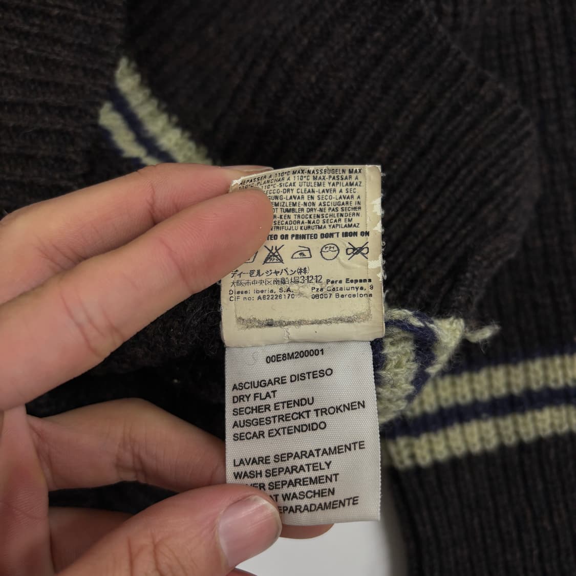 디젤 니트 집업 상품이미지9