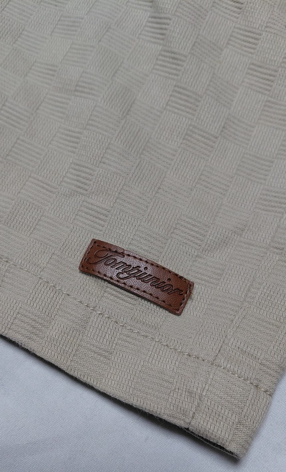 [M] TOMT JUNIOR 에스닉 포인트 체크 텍스처 하프 팬츠 상품이미지5