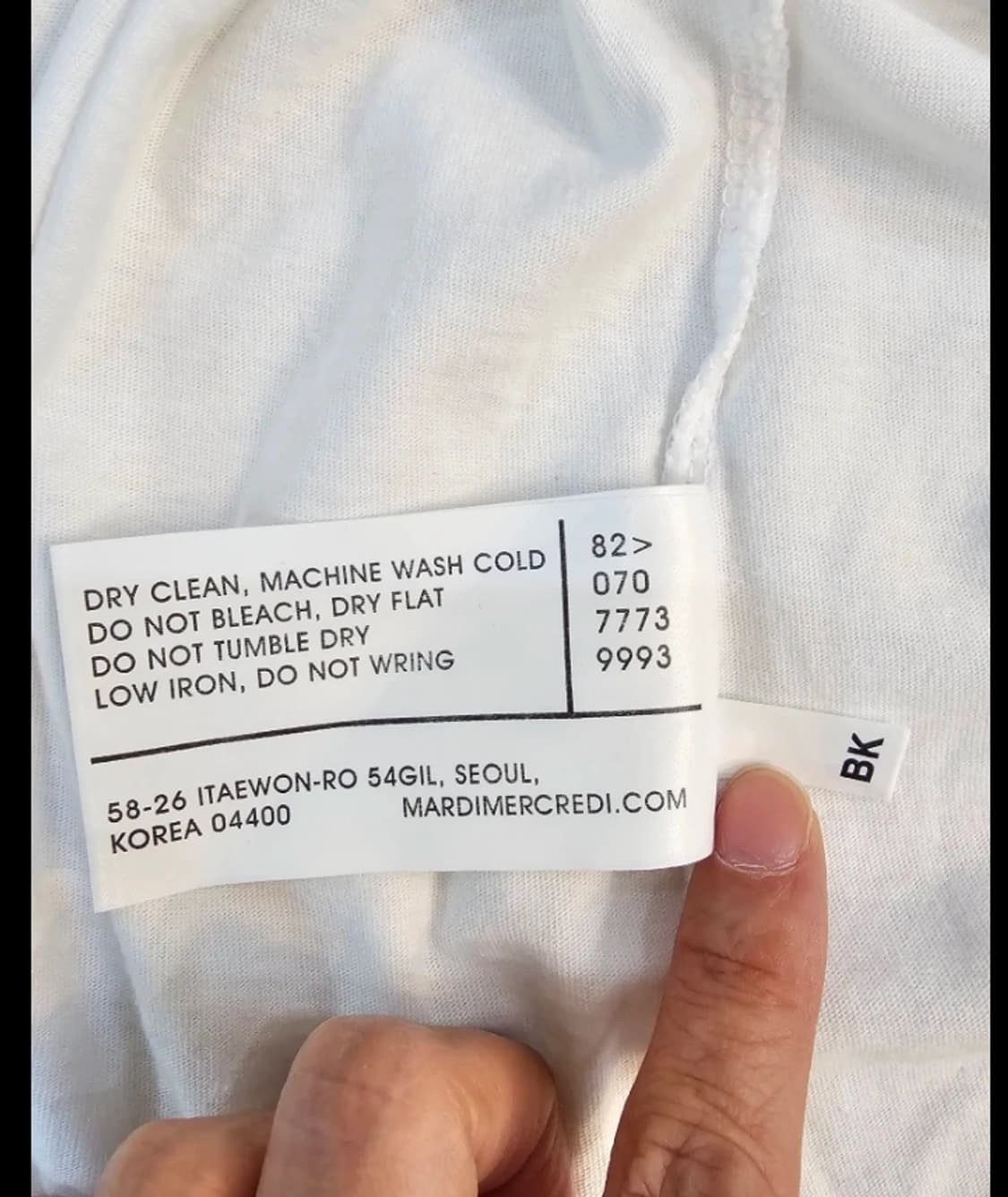 마르디 메크르디 플라워 티셔츠 남95 여~77 상품이미지8