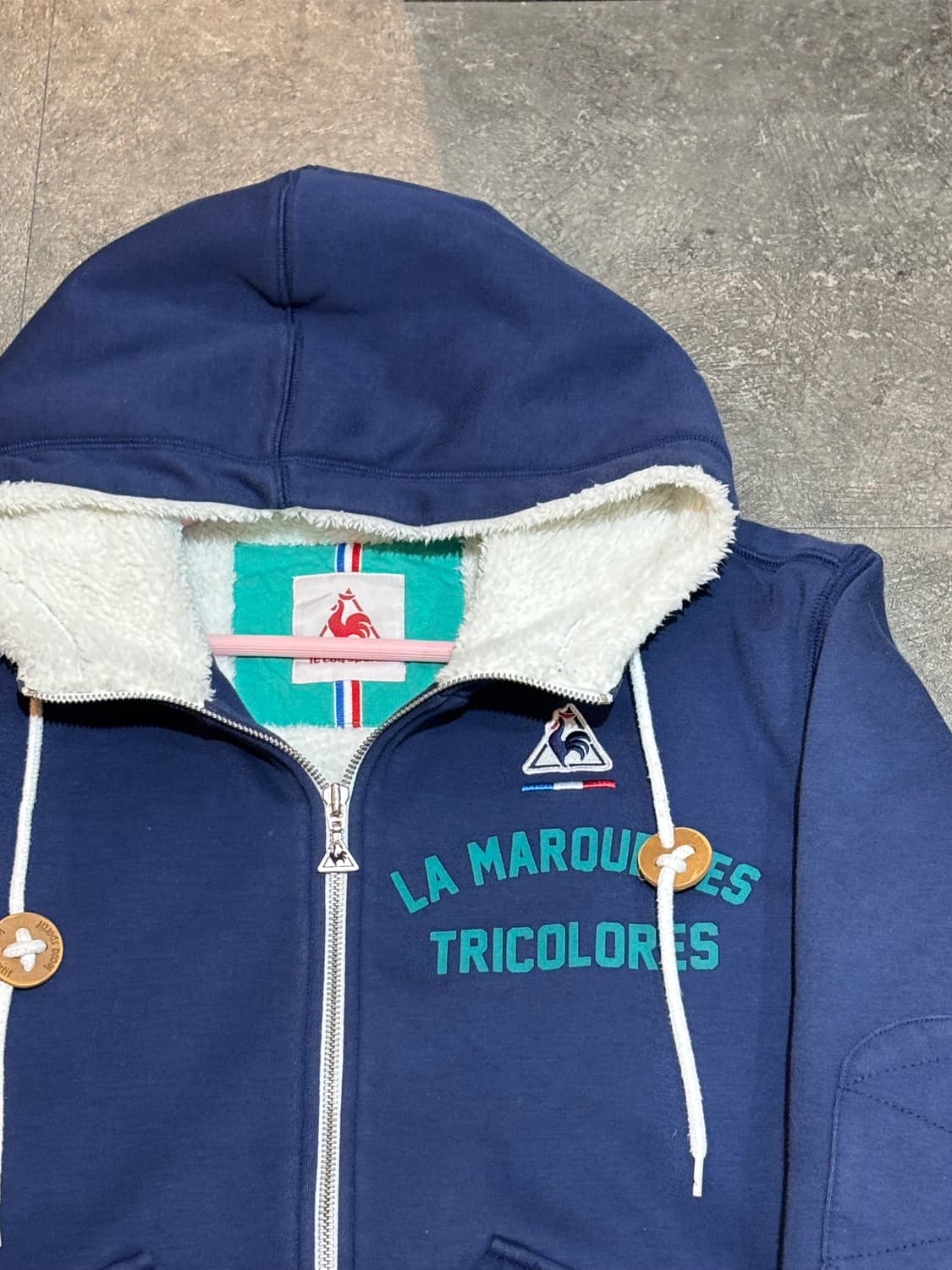 르꼬끄 안감 퍼 후드집업 100사이즈 상품이미지4