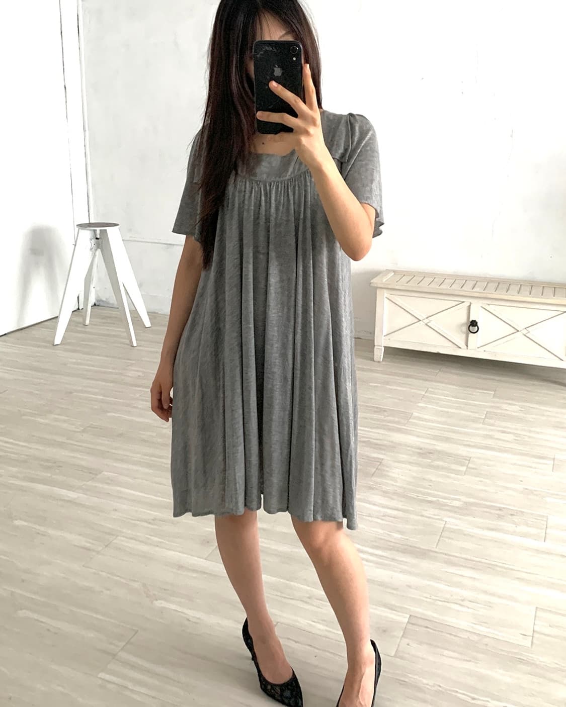 Jill Stuart Gray Midi Dress 상품이미지5