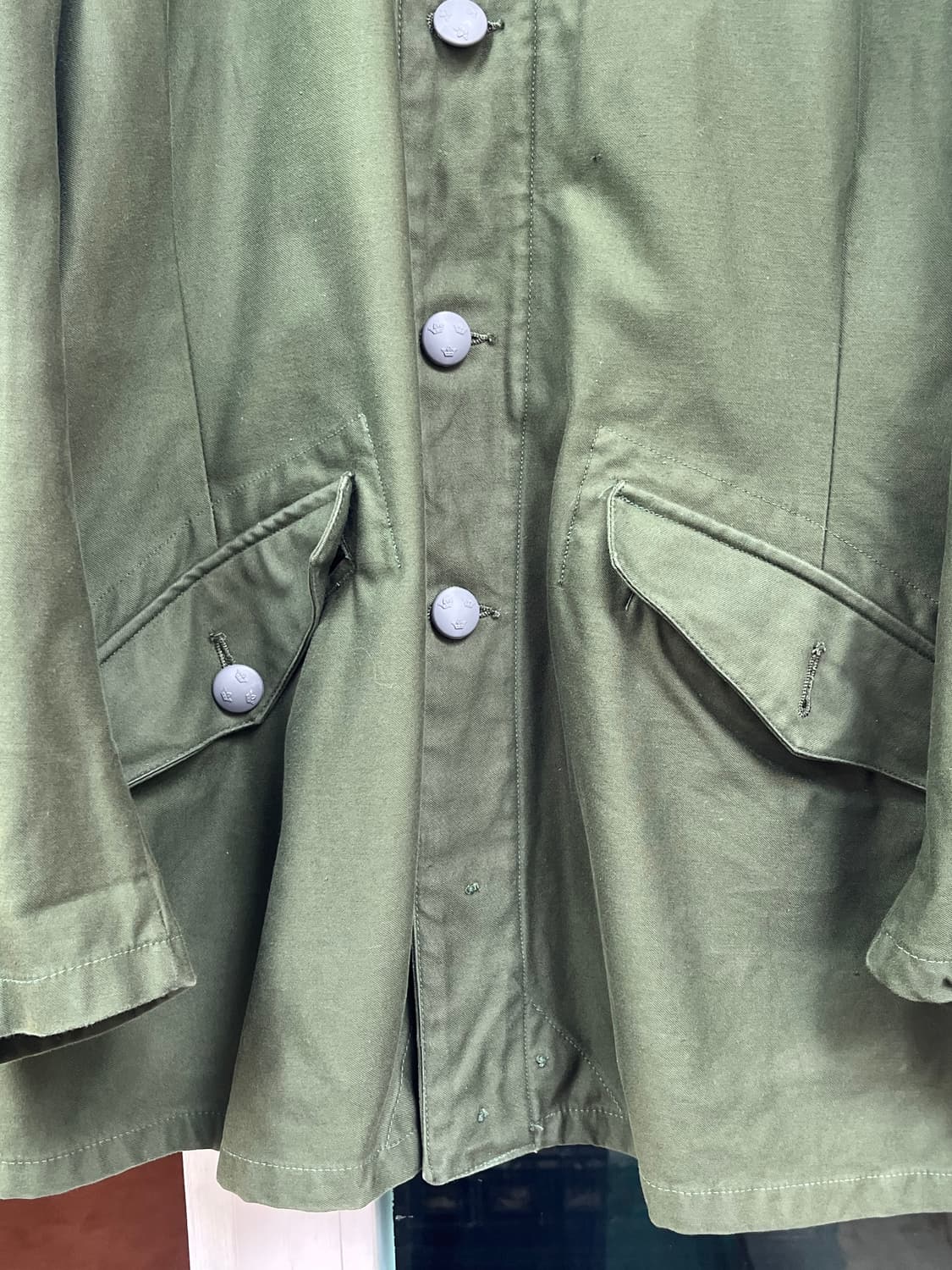 Military Army Coat by Swedish 스웨덴 밀리터리 자 상품이미지5