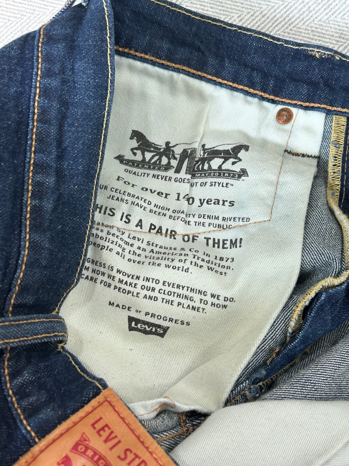 Levis 리바이스 502 진청 데님팬츠 28p 상품이미지7