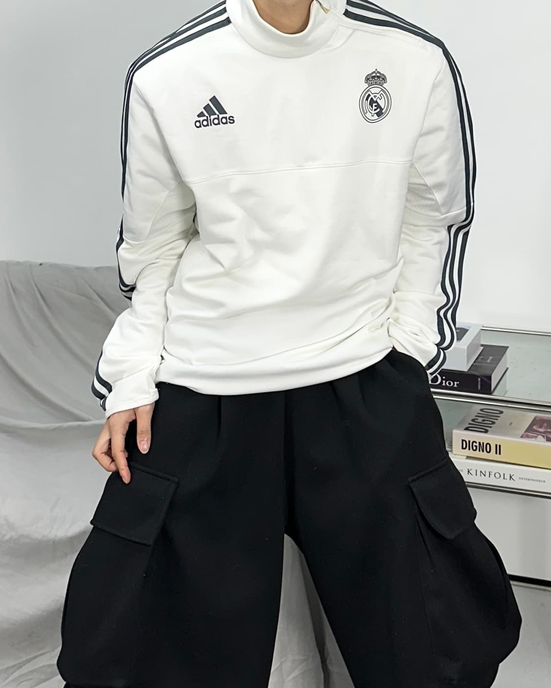 아디다스 15-16 레알 마드리드 트레이닝 탑 L 상품이미지2