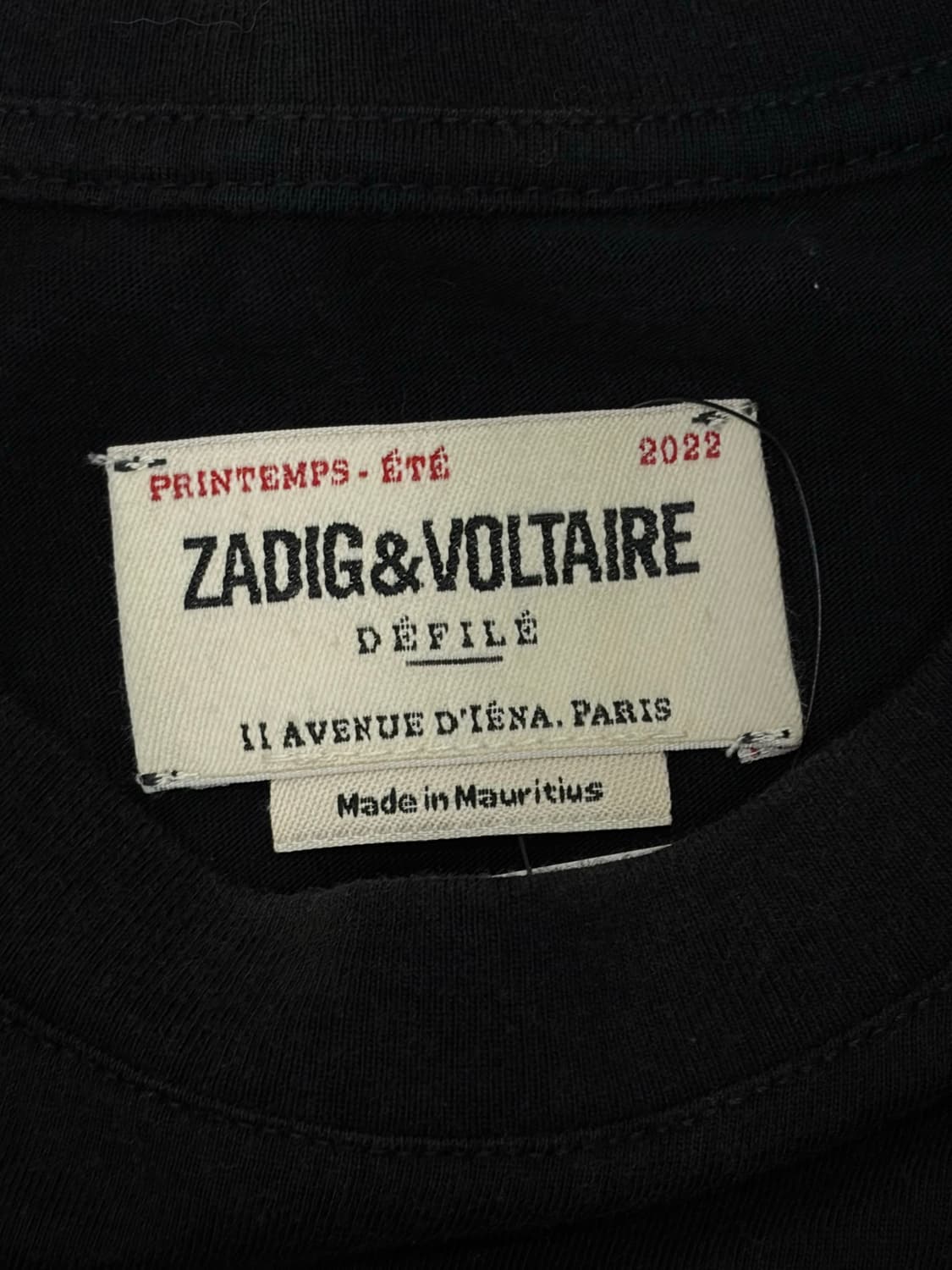 쟈딕앤볼테르 프린팅 반팔티 상품이미지6