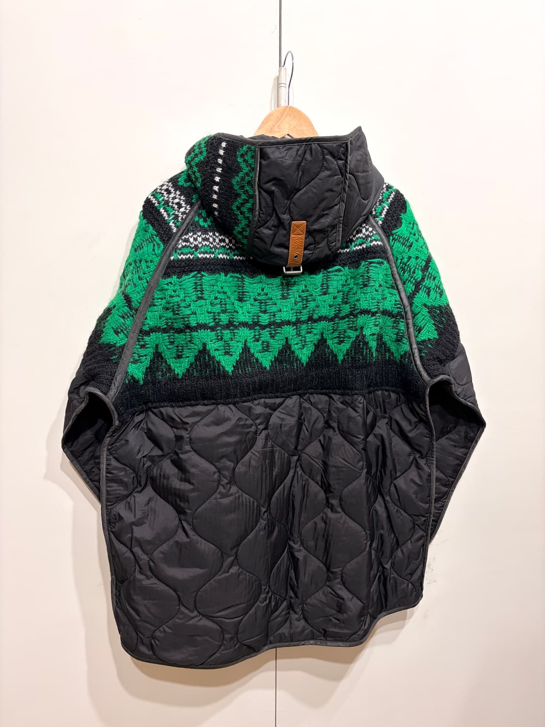 ADSB 앤더슨벨 유니섹스 노르딕 니트 패치 퀼티드 파카 상품이미지4