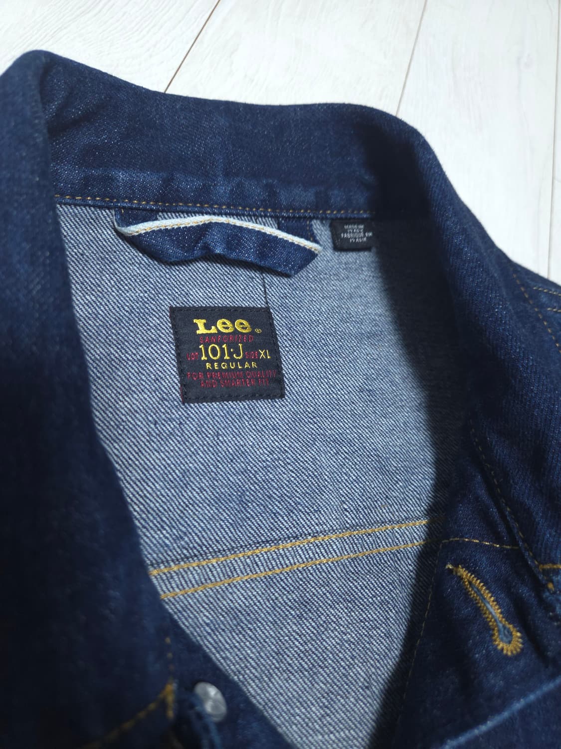 LEE 101J 50's 모델 복각 데님 라이더 재킷 XL사이즈 상품이미지5