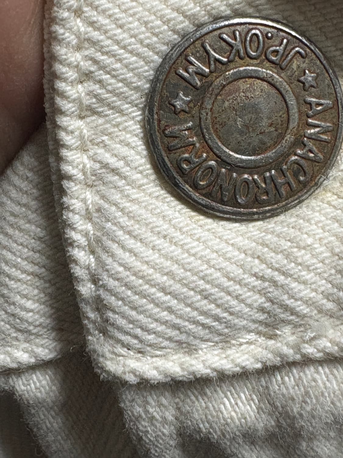 [34]  아나크로놈 80S 5P 와이드데님팬츠 상품이미지6