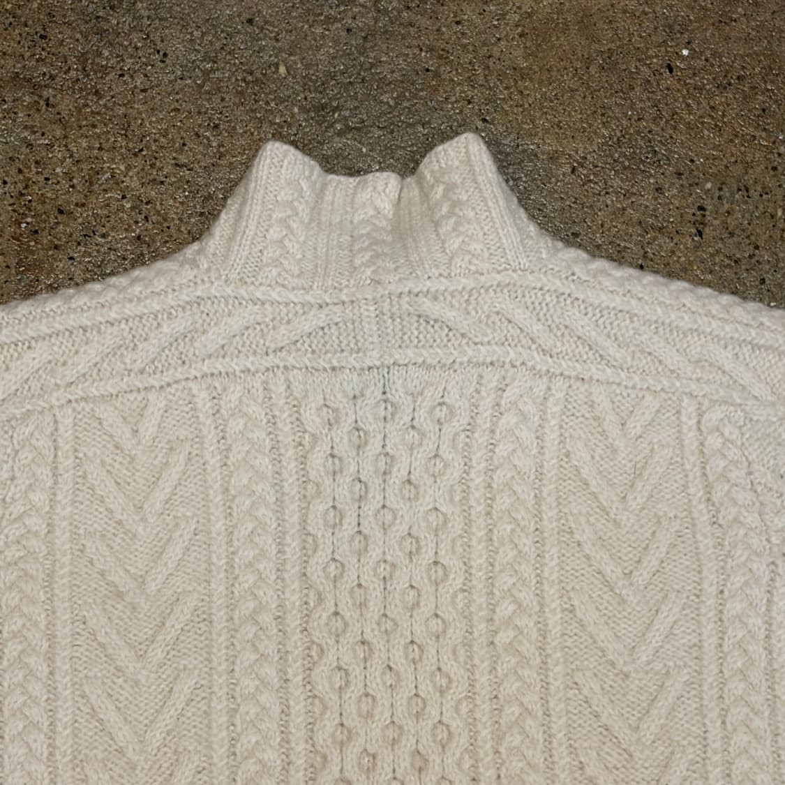 90s USA 빈티지 폴로 랄프로렌 피셔맨 니트 헤비코튼 꽈베기니트  상품이미지7