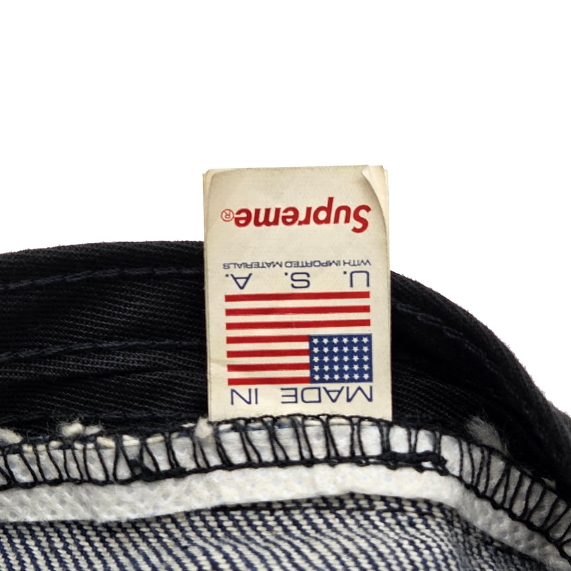 슈프림 워시드 치노 트윌 캠프캡 데님 - 25FW 상품이미지7