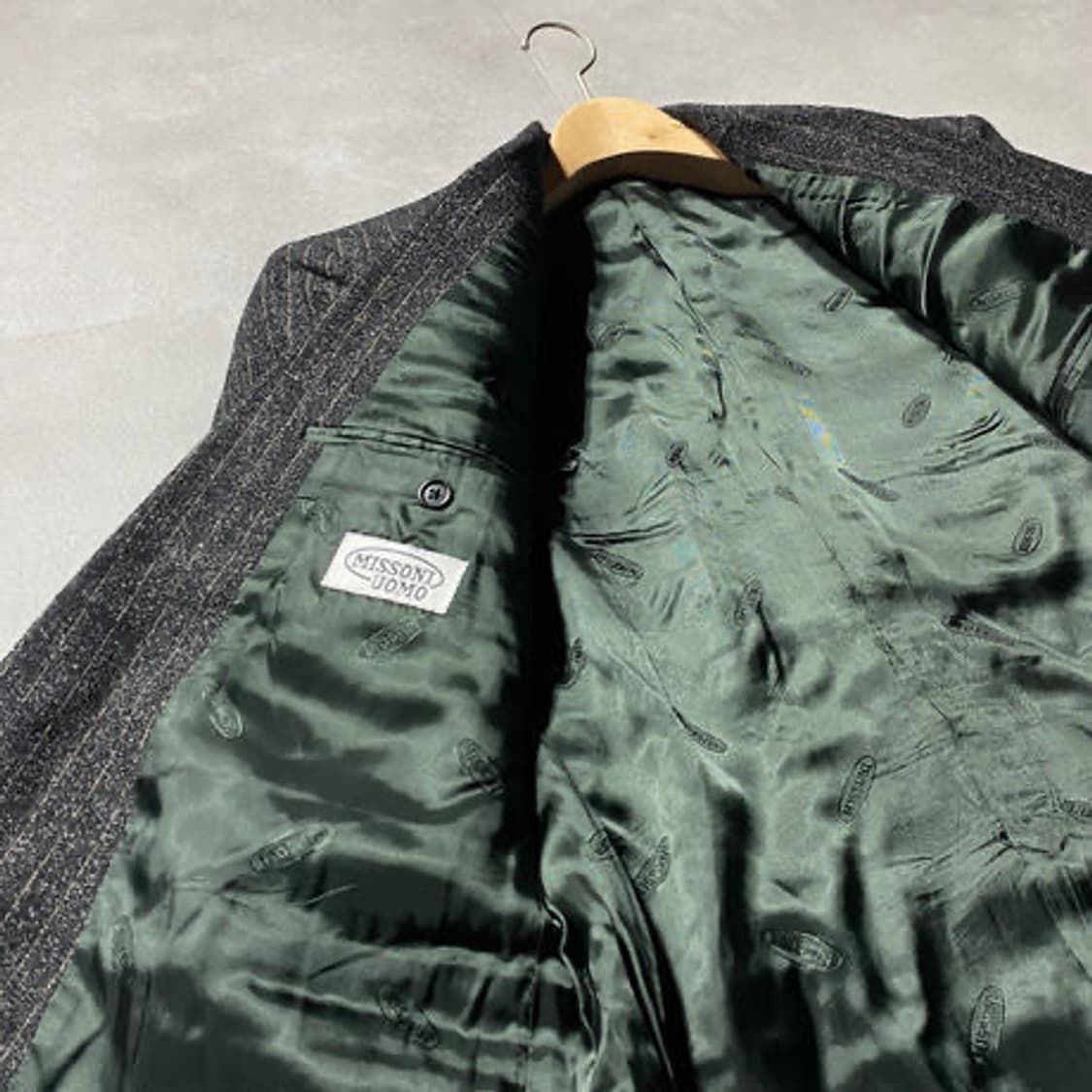 🧵🎩 MISSONI UOMO | 미쏘니 이태리 울 더블 스트라이프 셋 상품이미지4