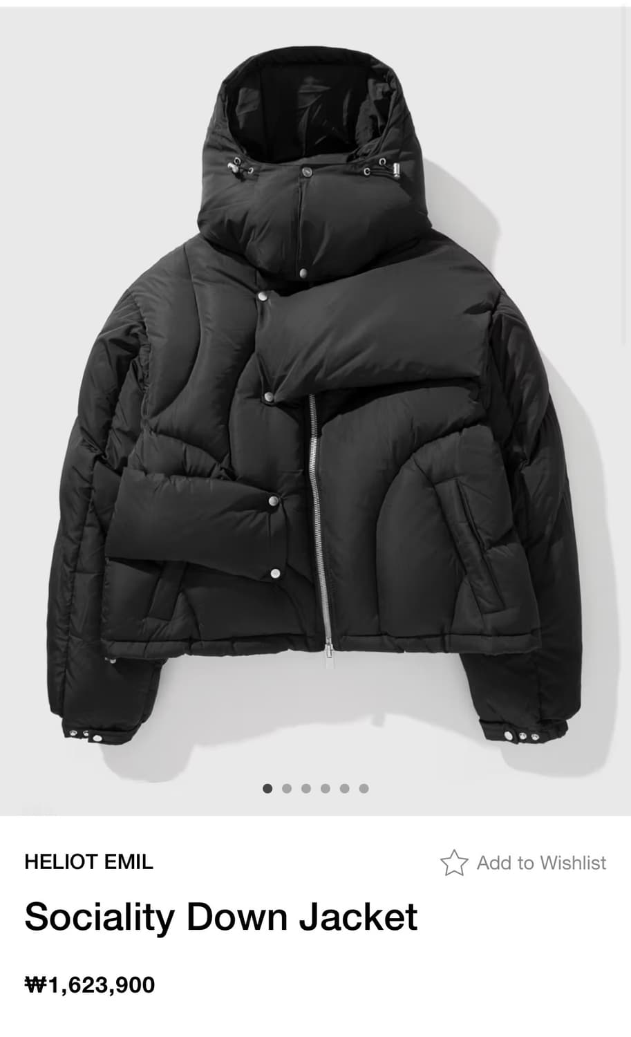 엘리엇 에밀 소셜리티 다운 자켓 패딩 50size L 상품이미지1