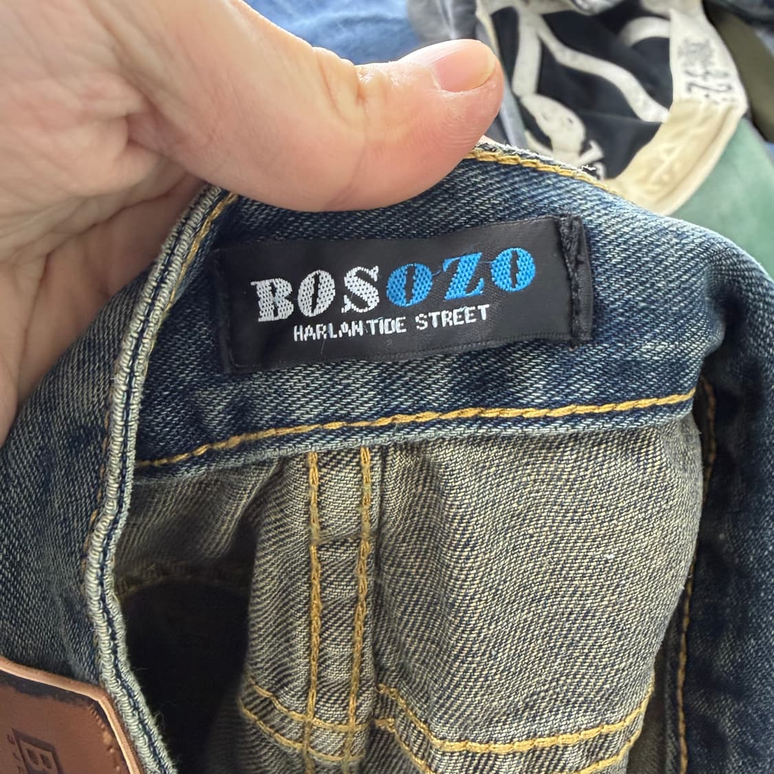 BOSOZO 벌룬 와이드 데님 카고 팬츠 상품이미지8