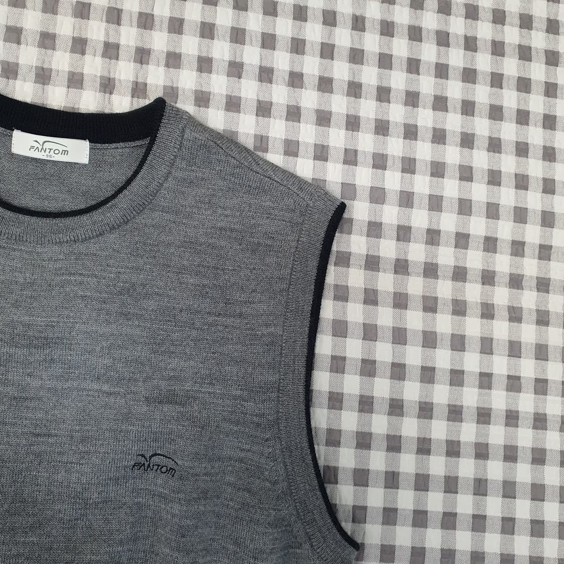 팬텀 모100 니트 조끼 남자95 상품이미지3