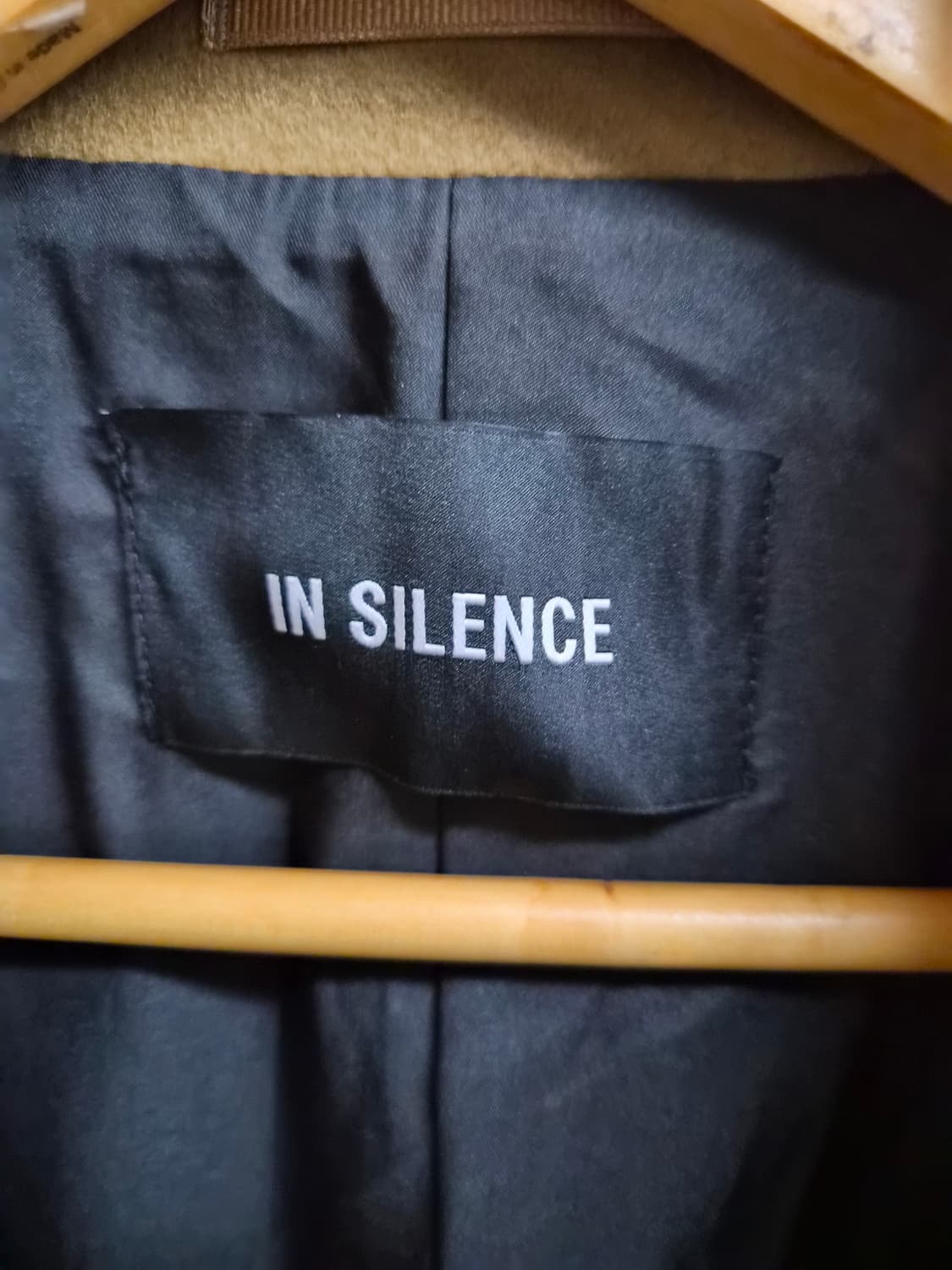 M) 인사일러스 울 90 캐시미어 10 카멜 코트 팝니다 상품이미지3