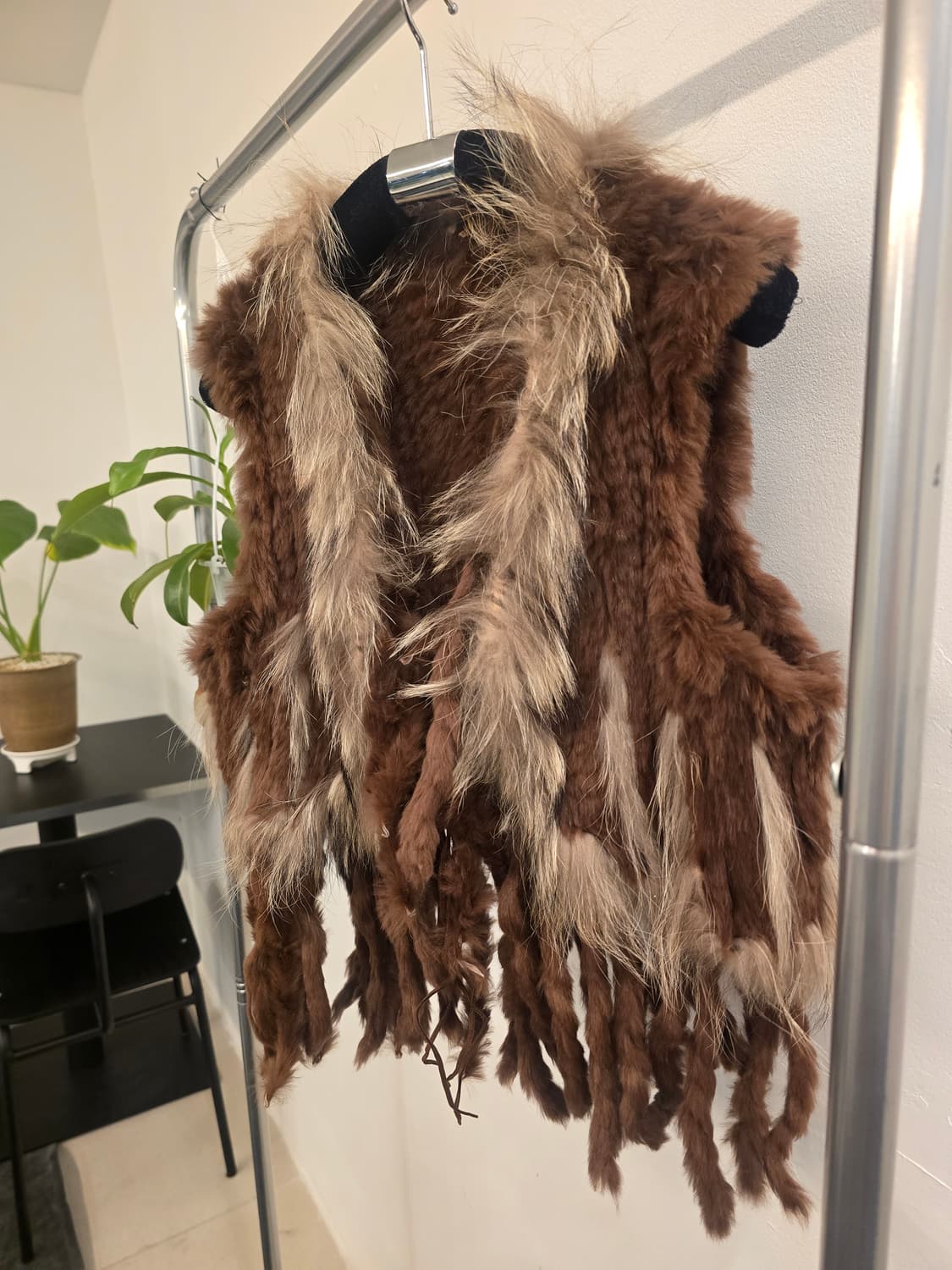 브라운 테슬 레빗조끼 상품이미지3