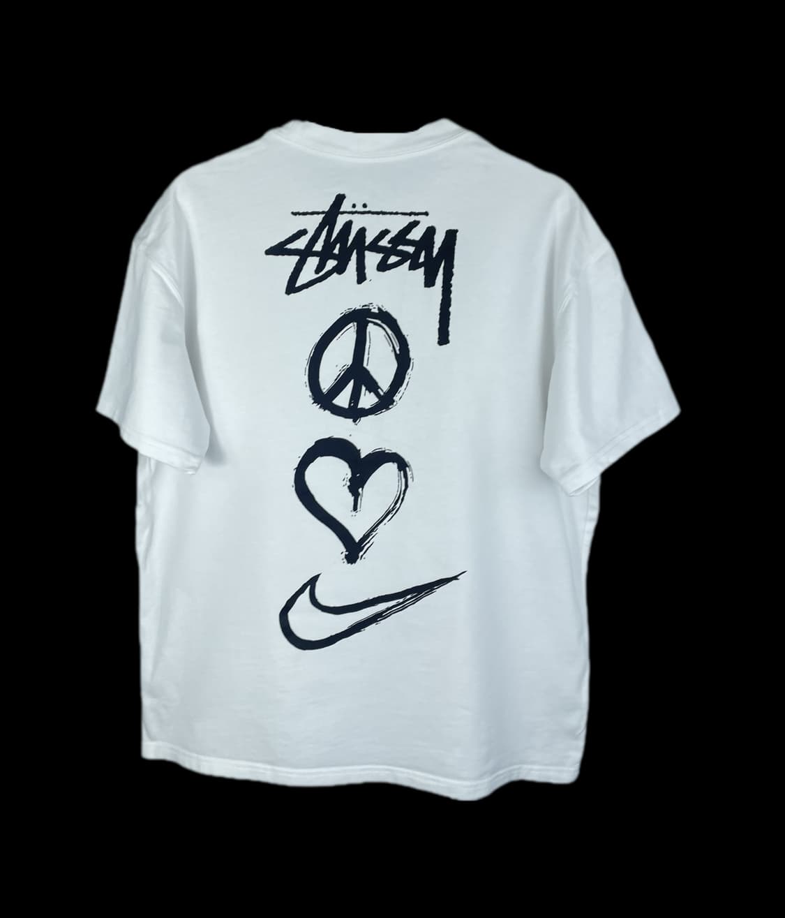 [XL] 나이키 X 스투시 NRG 러브 피스 반팔 티셔츠 아시아핏 상품이미지1