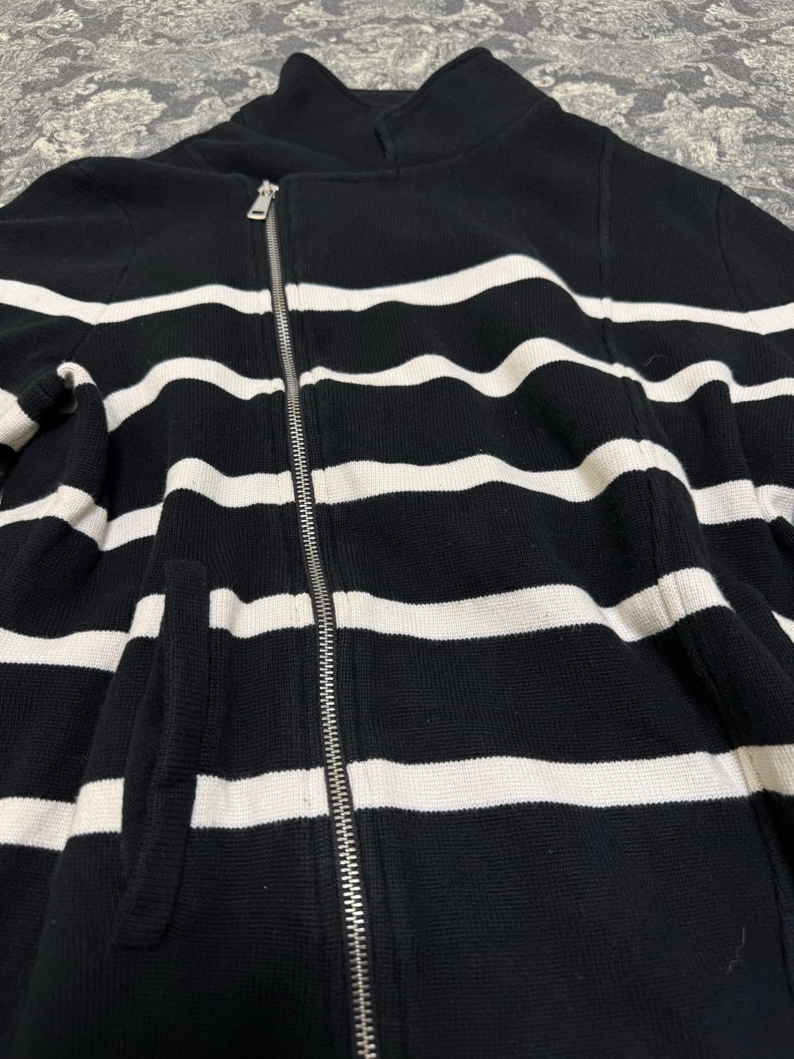  levani jacket stripe zip up sweater 상품이미지5