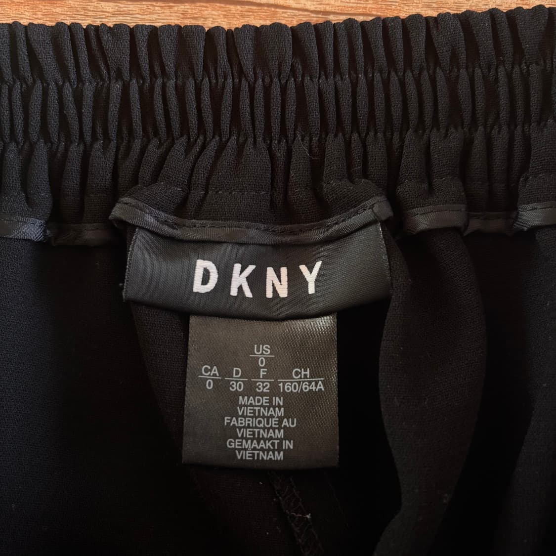 DKNY 블랙 밴딩 팬츠 25 26 단아한 실루엣 슬랙스 정장 바지 상품이미지2