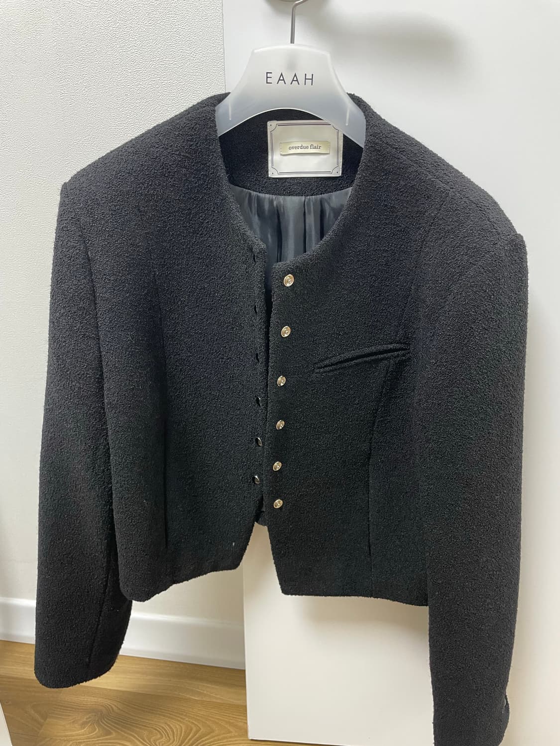 오버듀플레어 트위드 자켓 상품이미지4