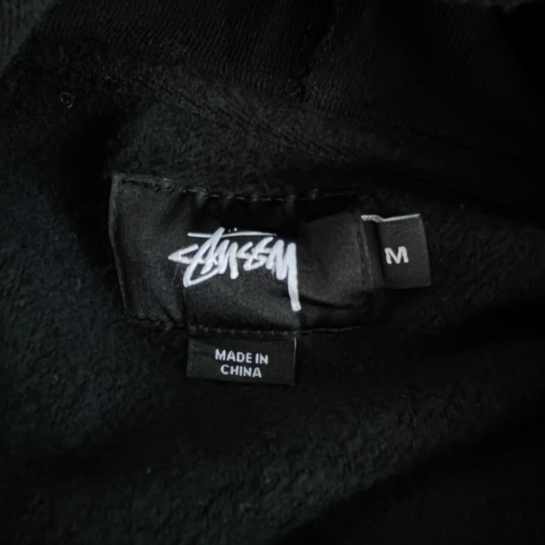 Stussy  스투시 스탁 자수 블랙 후드티 상품이미지3