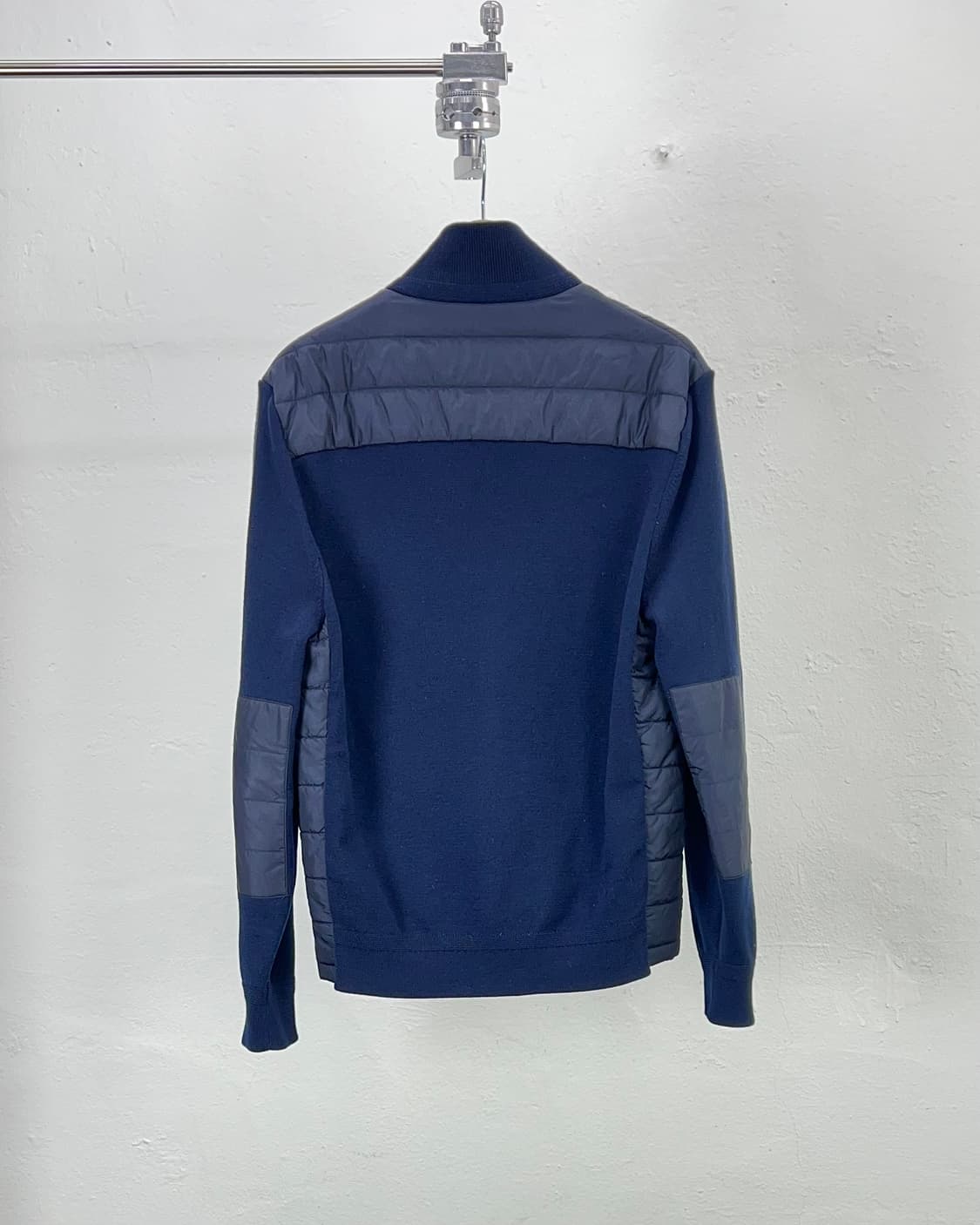 폴로 랄프로렌 네이비 퀼티드 니트 패널 스웨터 자켓 상품이미지6
