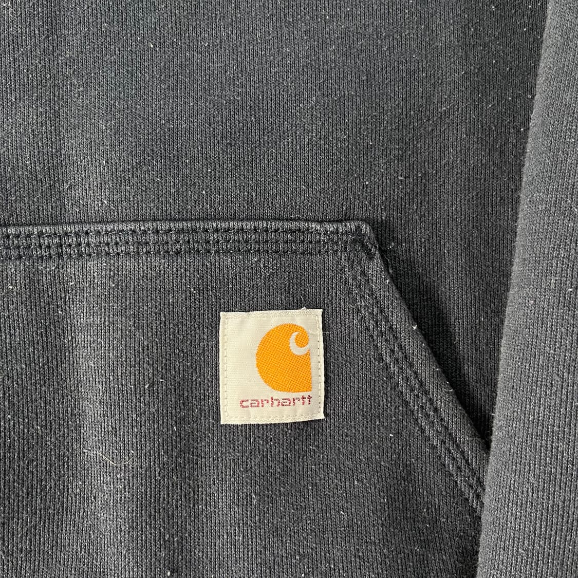 95 칼하트 wip 로고 네이비 후드티 상품이미지3