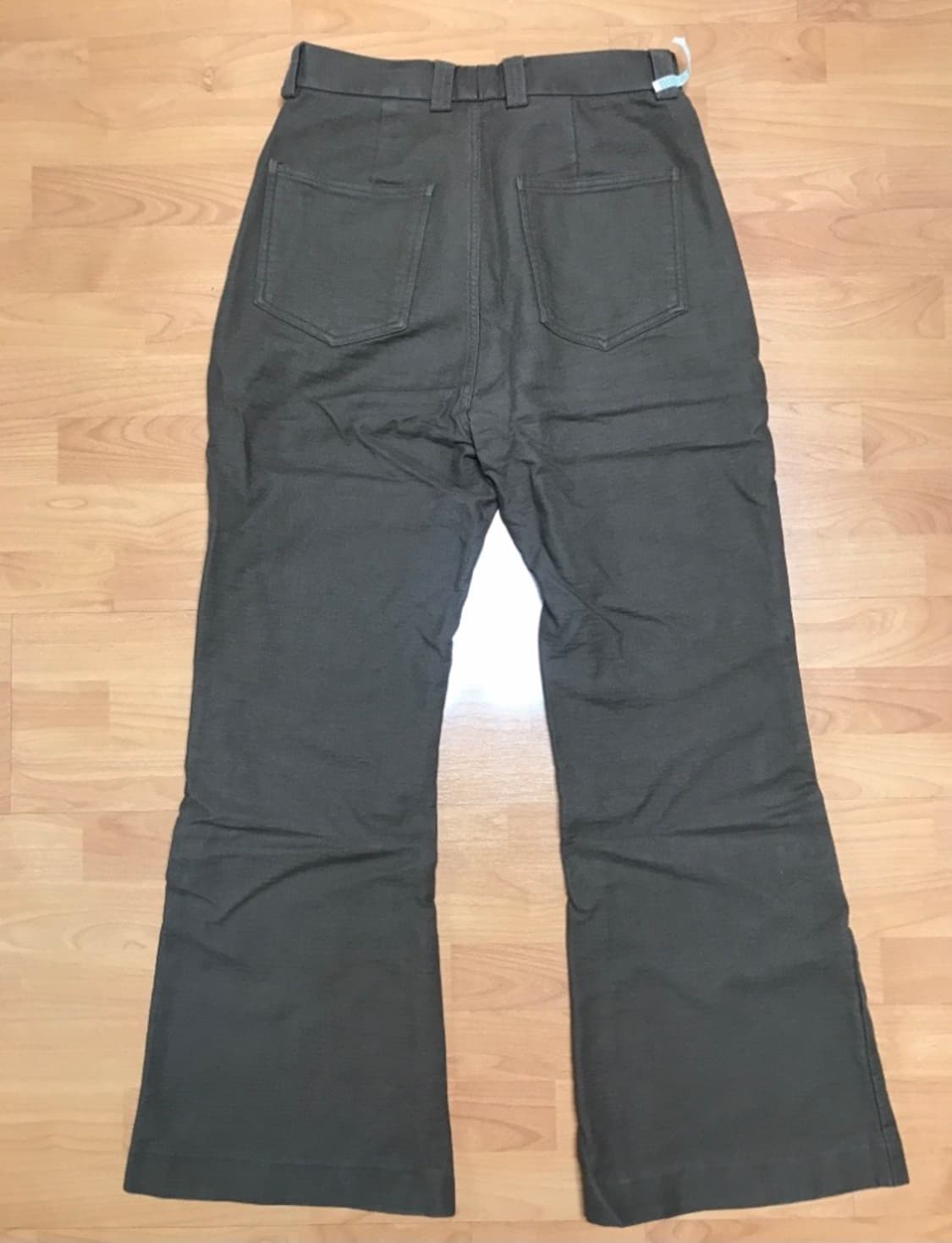 (S) stu 플레어 코튼 팬츠 브라운 상품이미지4