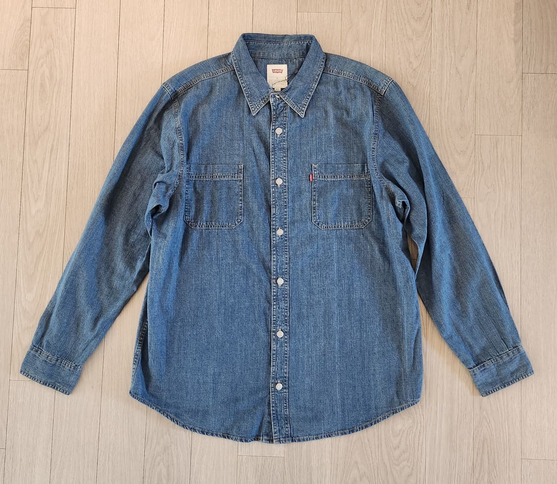 리바이스 데님 셔츠 ●표기사이즈 XL(90~105가능) 상품이미지1