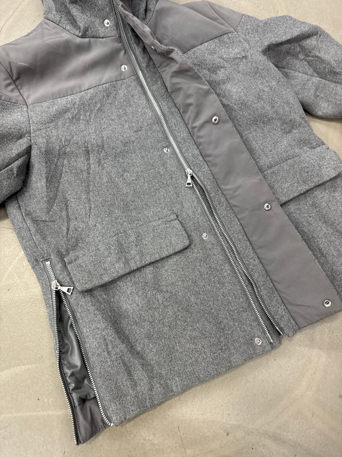 GLOBAL WORK 울 후드 자켓 L 상품이미지4