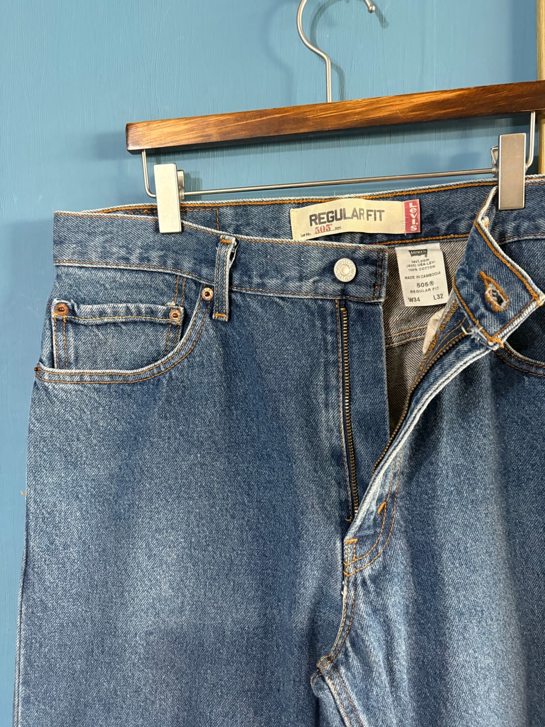 00‘s Levis 505 Denim pant.  상품이미지5