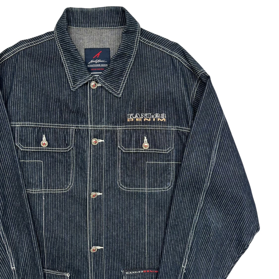 칼카니 올드스쿨 히코리 데님 초어 코트 XL 상품이미지2