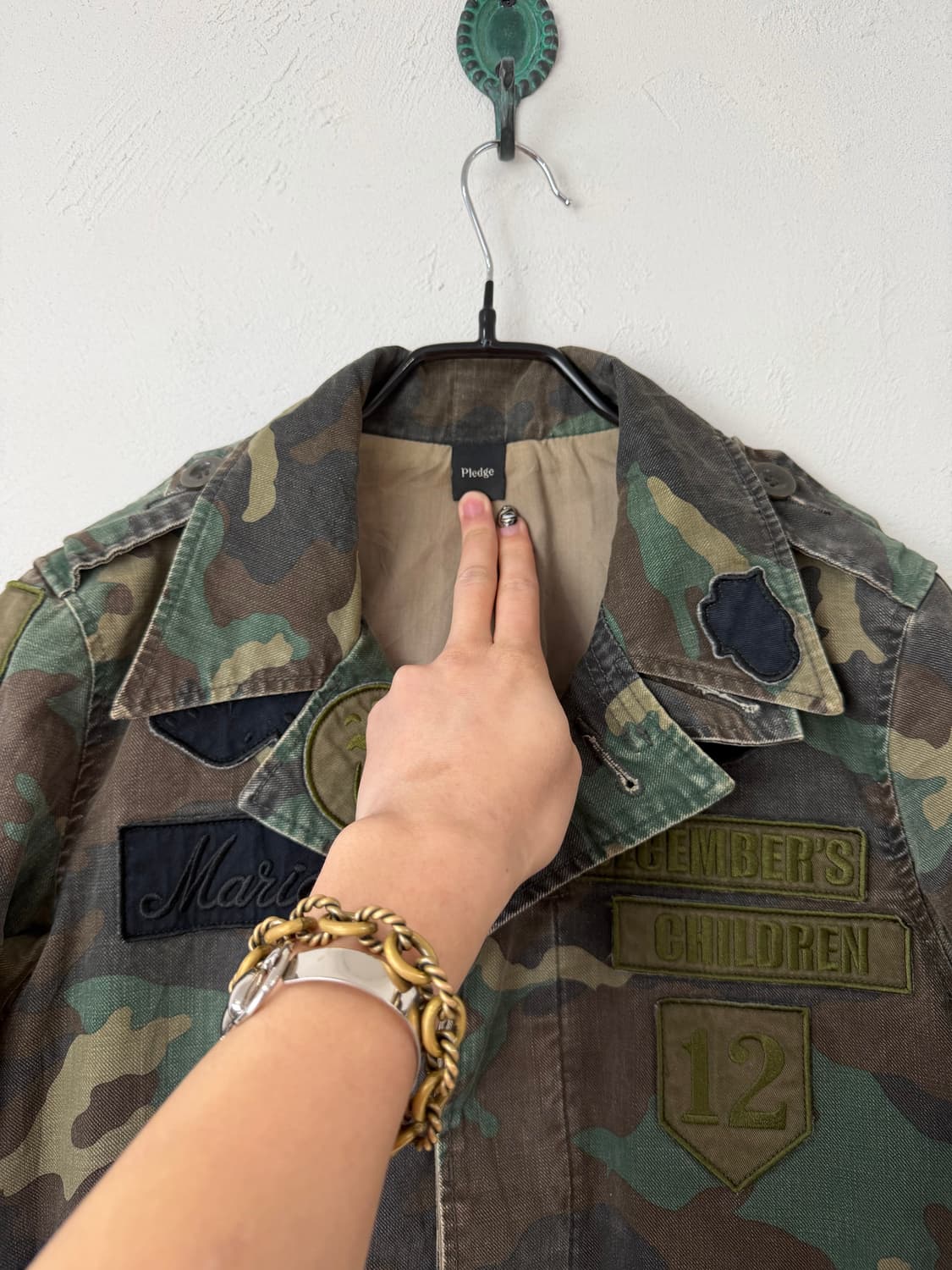 Pledge 프릿지 롤링스톤즈 오마주 밀리터리 자켓 상품이미지2