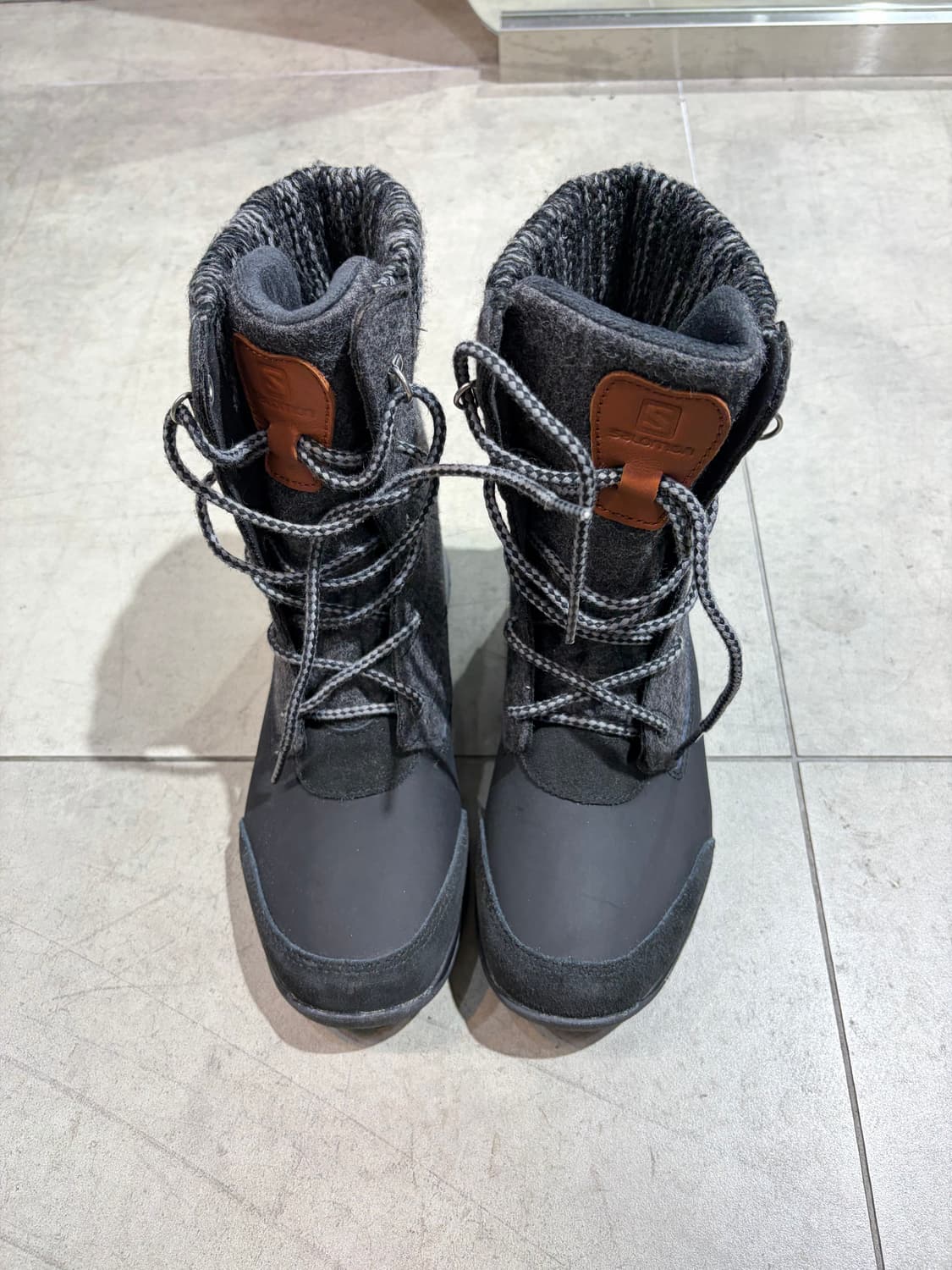 살로몬 윈터 블랙 부츠 신발 상품이미지8