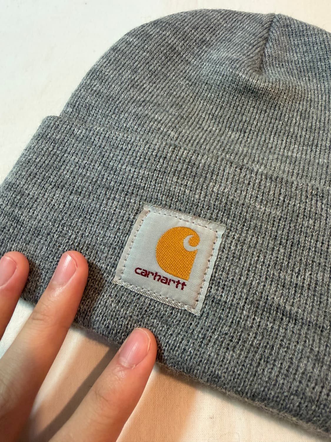 칼하트 Made in USA 패치로고 비니 그레이 상품이미지2