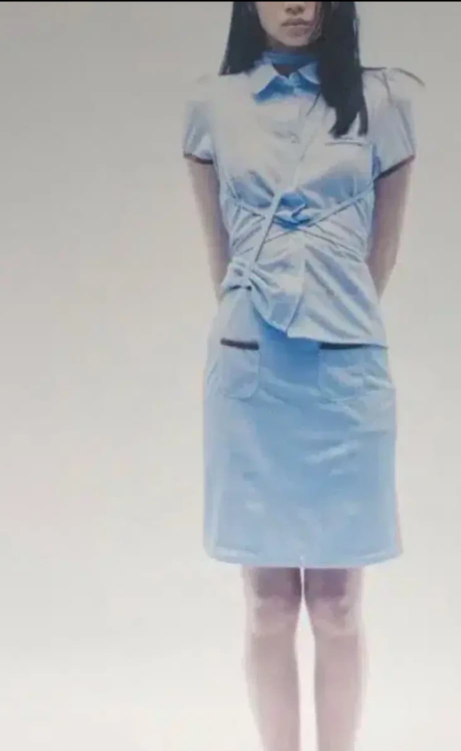 shop faerie mesh ribbon half top  상품이미지1