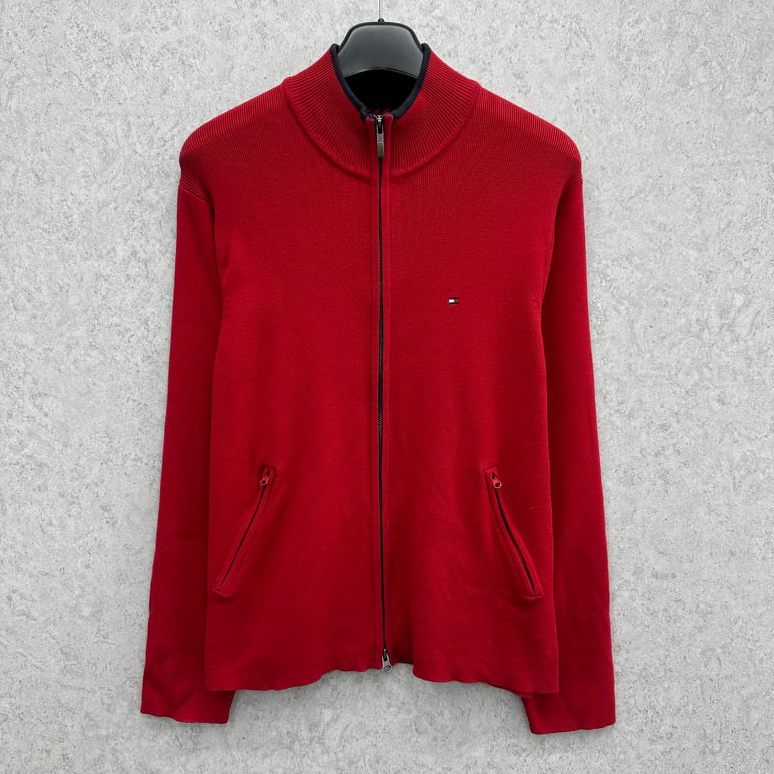 95 타미힐피거 남자 니트집업 상품이미지1