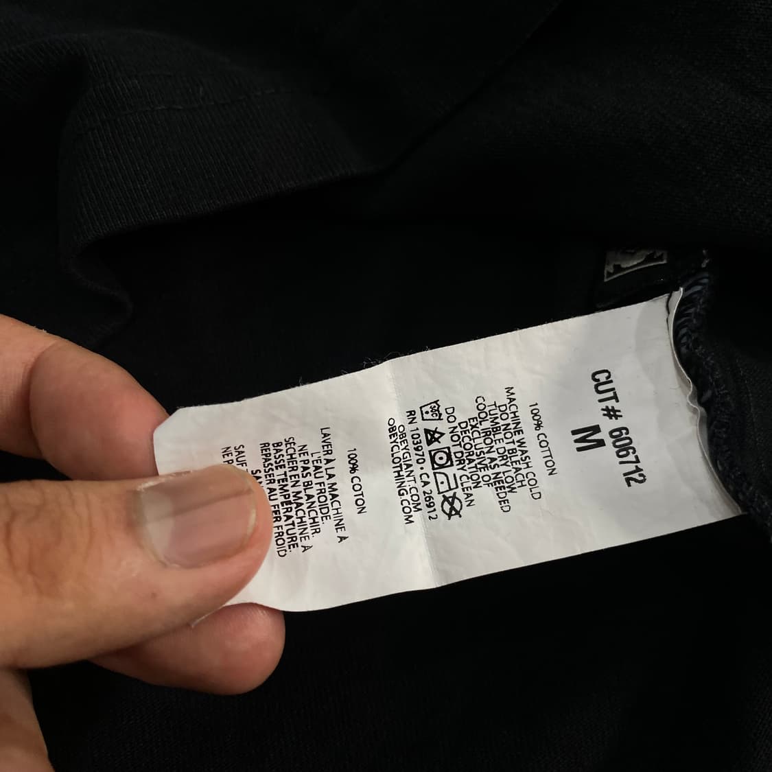 오베이 백프린팅 반팔티셔츠 100 상품이미지6