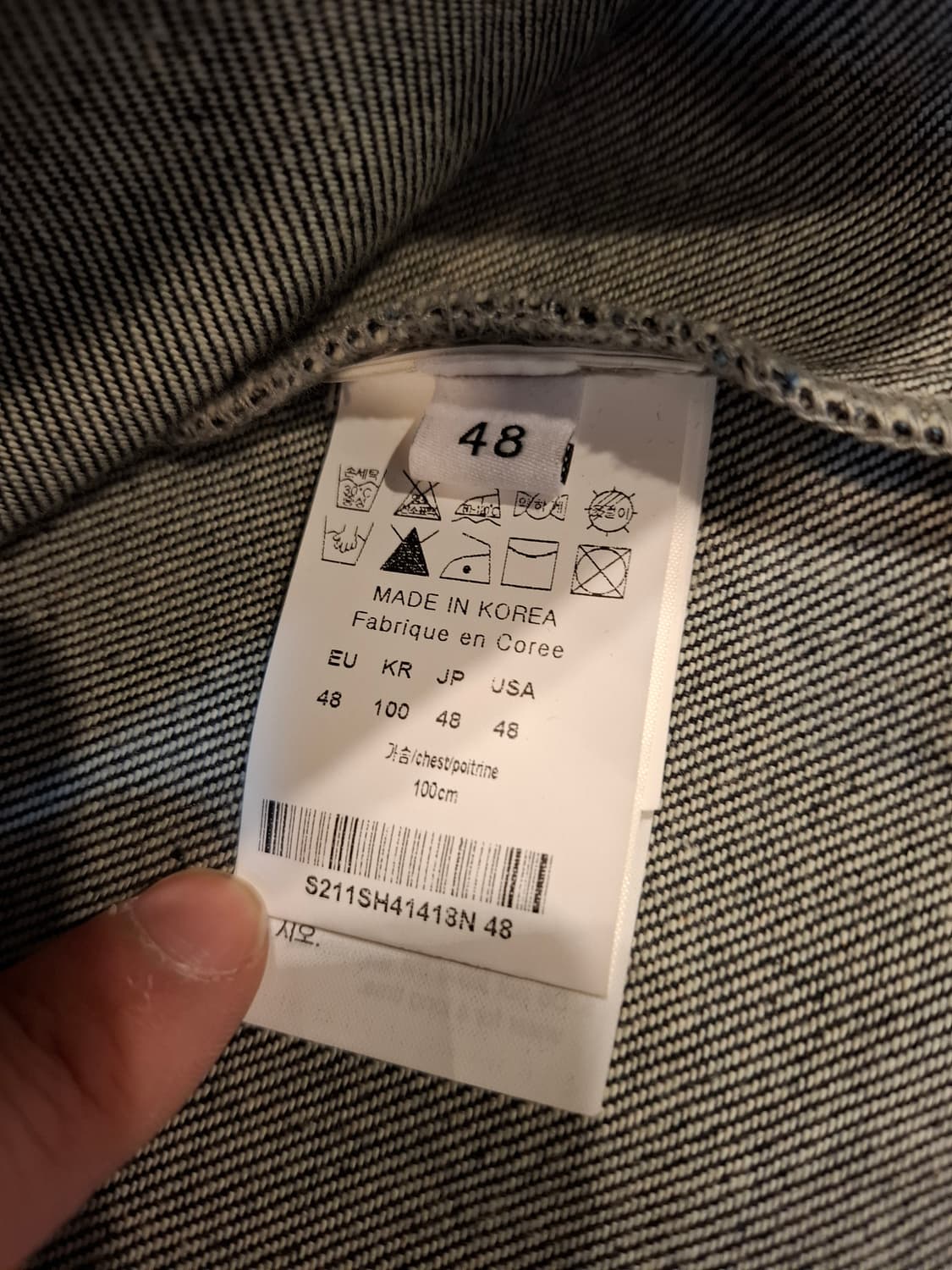 솔리드옴므 데님 셔츠 자켓 상품이미지6