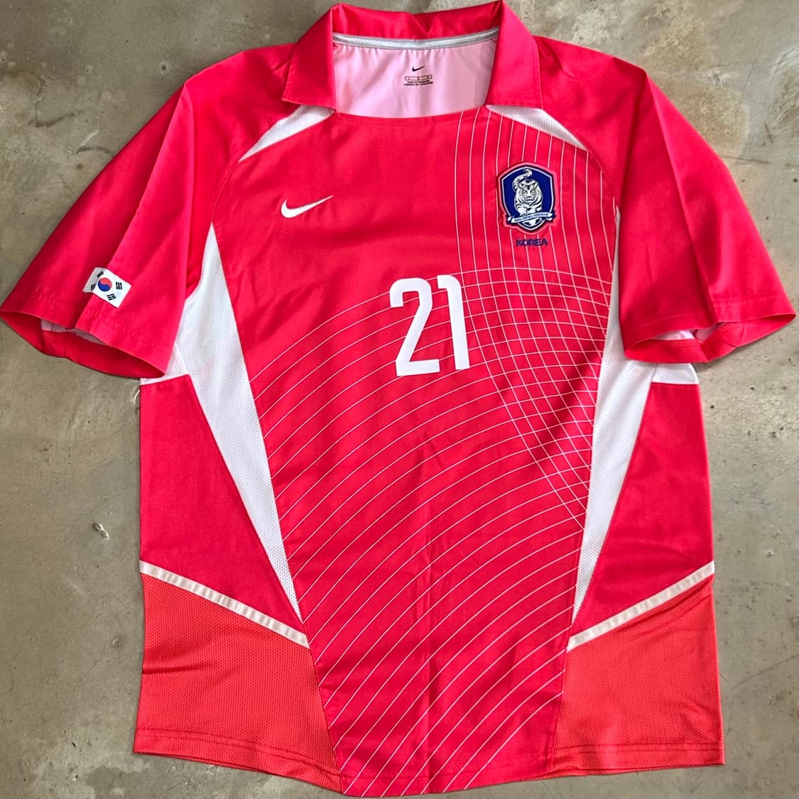 🫶🏻나이키 대한민국 국가대표 No.21 박지성 반팔 유니폼 🫶🏻 상품이미지3