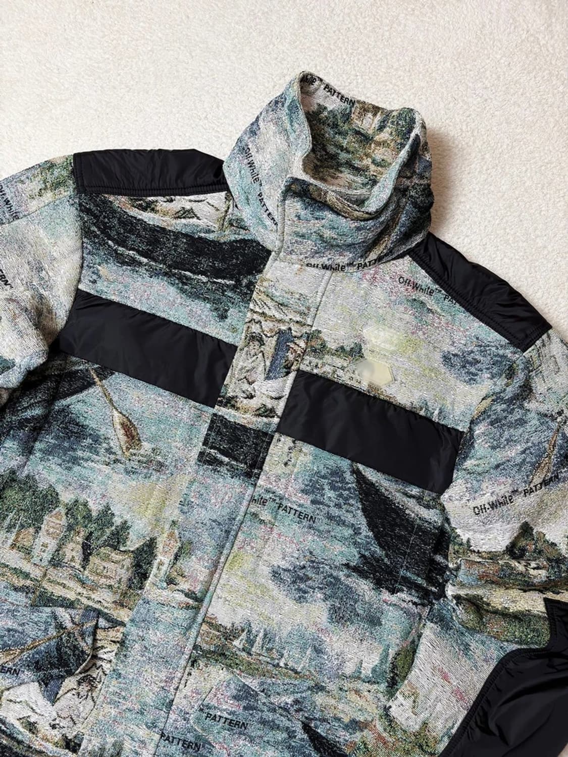 오프화이트 x 에두아르 마네 19ss 명화 자카드 파카 자켓 PN6554 상품이미지3