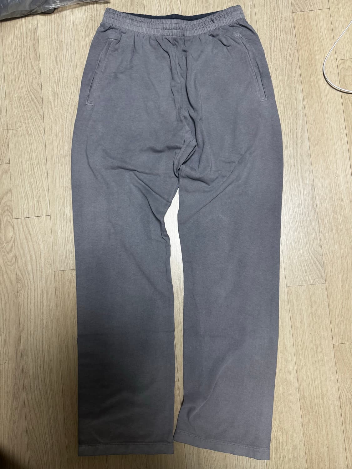 이지 갭 yeezy gap 라이트 띤 스웻팬츠 포에틱그레이 S 상품이미지1