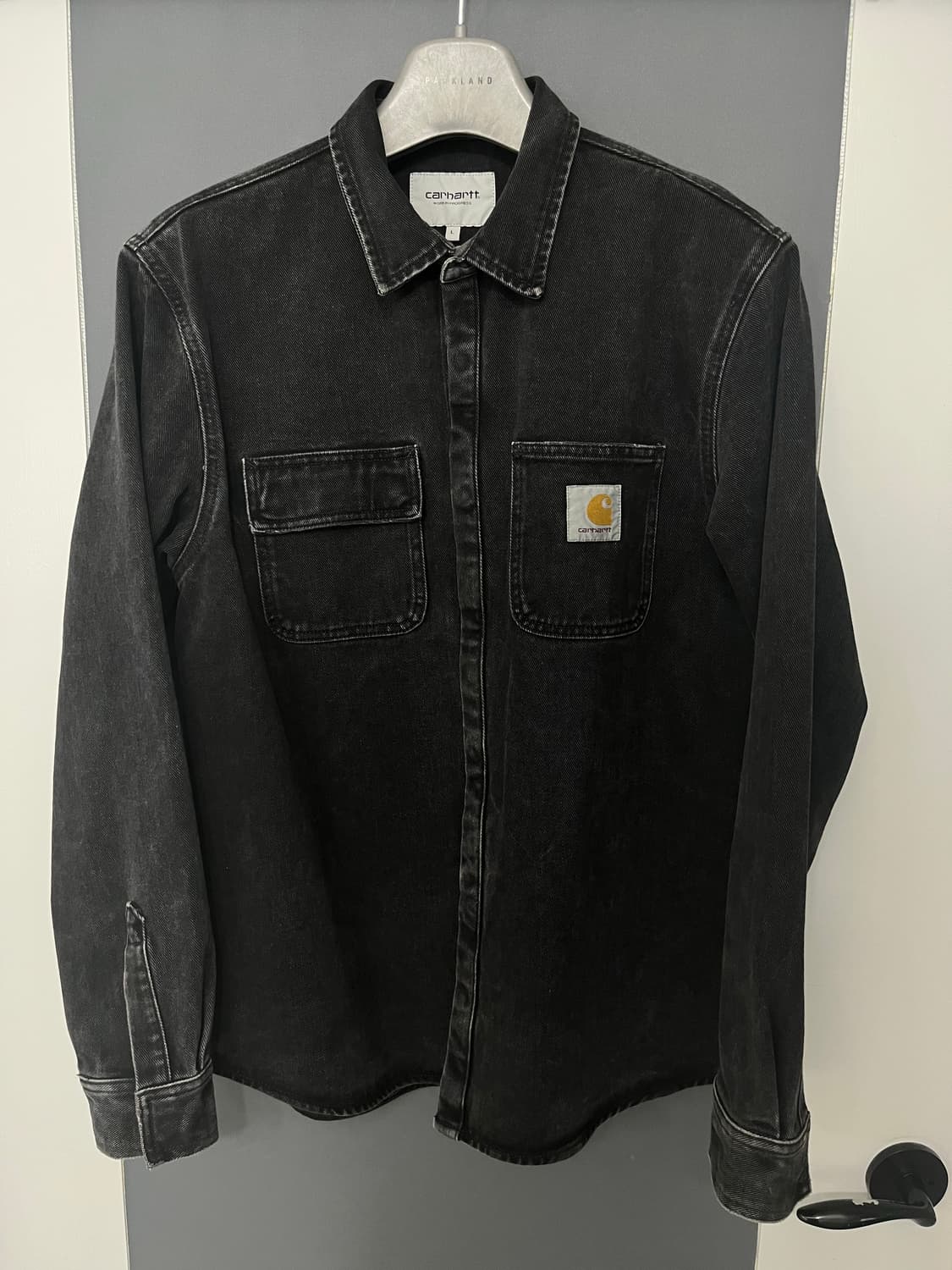 칼하트 wip 워싱 데님 셔츠 자켓 L 상품이미지1
